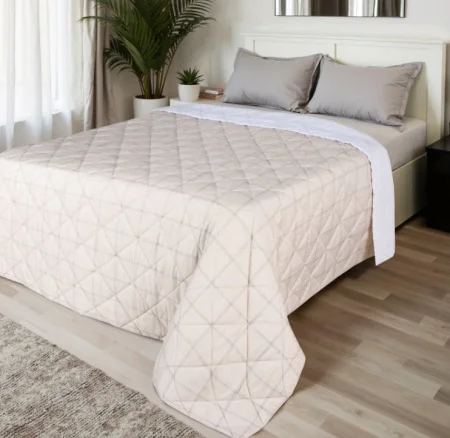 Покрывало LoveLife евро макси Cage: beige 240*210±5см, микрофайбер, 100% п/э 10623955 *1