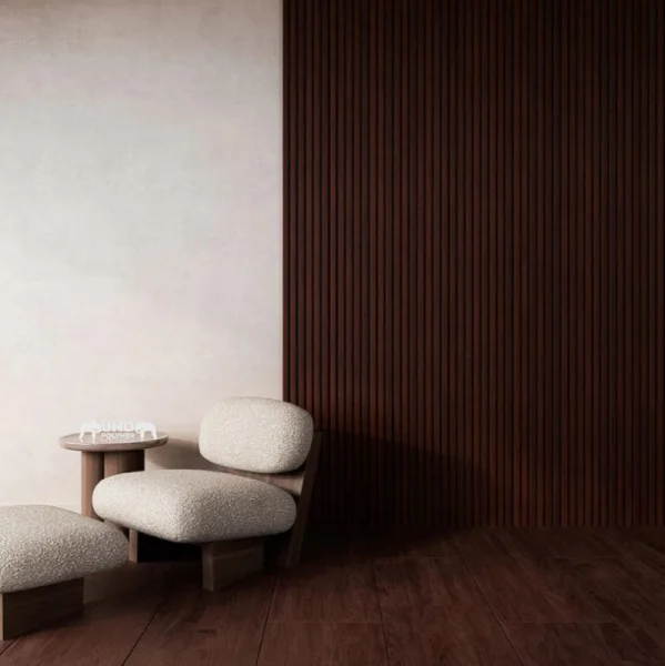 Панель 3D стеновая из полимера ультравысокой плотности 4 UHD 01/130L Дуб Шоколадный 3м 130х15мм