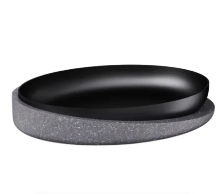 Мыльница Fora Granit dark FOR-GRD036 полирезин