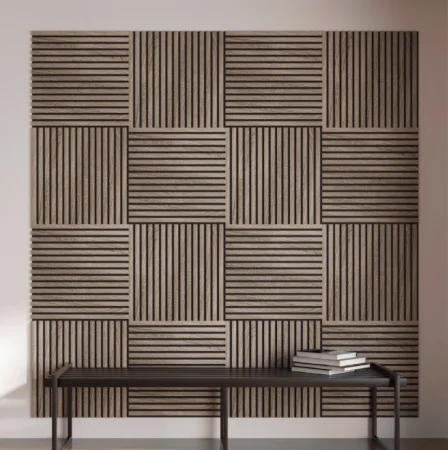 Панель стеновая акустическая МДФ Stella Comfort Standart Дуб Винтаж 600х600х9мм