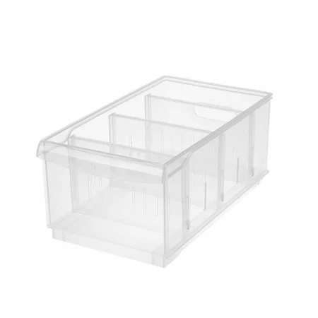 Контейнер универсальный Rolly 5,0л 165х305х129мм с перегородками прозрачный