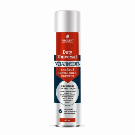 Средство для удаления следов клея наклеек клейкой ленты 400мл PROSEPT Duty Universal 123-04 *1/20