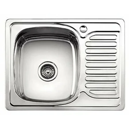 Мойка для кухни врезная LEDEME L96350 630x500х180х0,8 мм из нержавеющей стали, с сифоном (5/10)