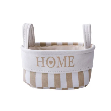 Корзина тканевая для хранения "Home", Д240 Ш150 В120, бежевый *1