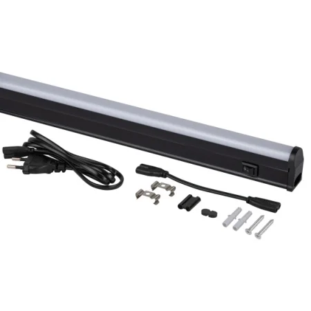 Светильник линейный LLED-01-16W-4000-B 16Вт 4000K L1174мм с выключателем черный Б0065585 (Эра) *1/20