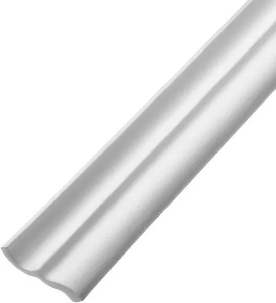 Плинтус потолочный экструд. Solid С04/50 белый (2м/ 46х46мм)