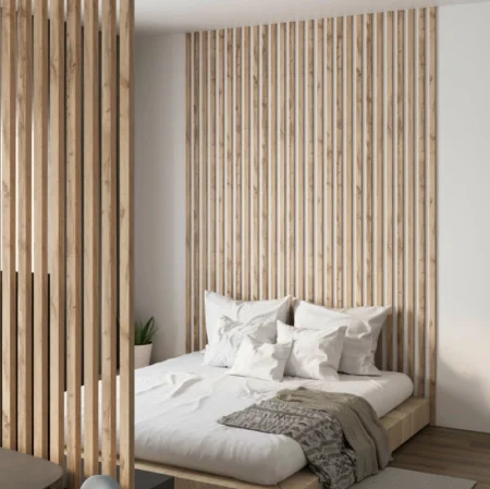 Рейка интерьерная МДФ Stella Бриона Light Пекан 2700х40х16мм