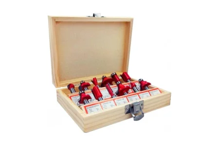 Набор Твердосплавных Фрез По Дереву 12 Предм. (1/ 40)