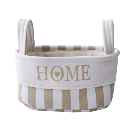 Корзина тканевая для хранения "Home", Д320 Ш230 В160, бежевый *1