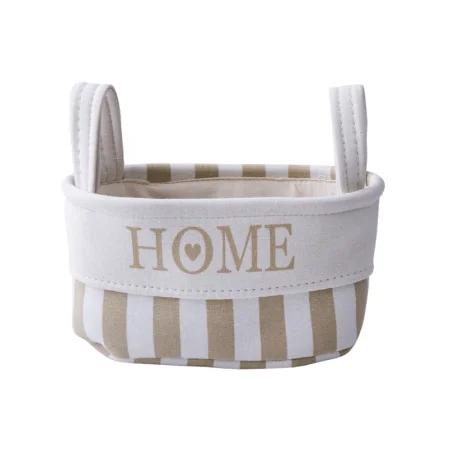 Корзина тканевая для хранения "Home", Д280 Ш180 В140, бежевый *1