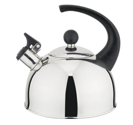 Чайник из нерж. стали со свистком и однослойным дном 2,5л HY-525-S *1