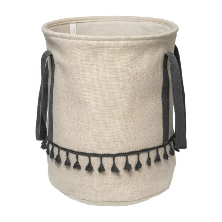 Корзина бельевая с ручками "Кантри", Д350 Ш350 В420, пепельный LIS-89