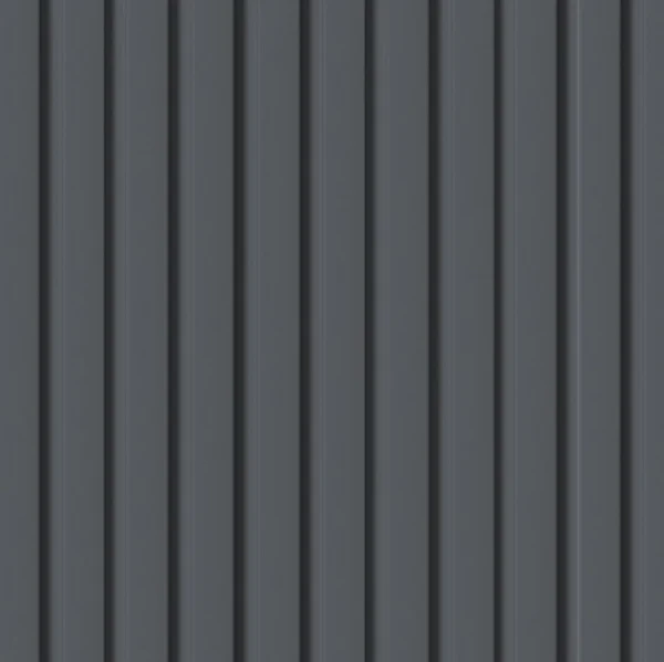 Панель стеновая реечная МДФ Stella Beats De Luxe Black Lead 2700x119x16мм