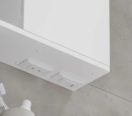 Зеркало-шкаф VOLNA Lake 80 zsLAKE80.R-01 Правый белый встроенная подсветка