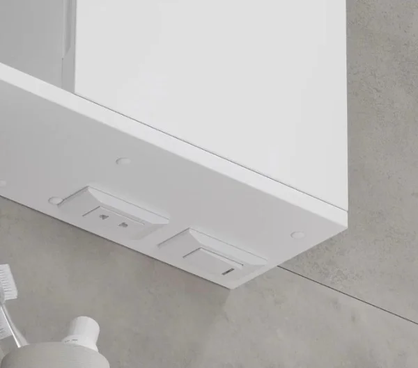 Зеркало-шкаф VOLNA Lake 80 zsLAKE80.R-01 Правый белый встроенная подсветка