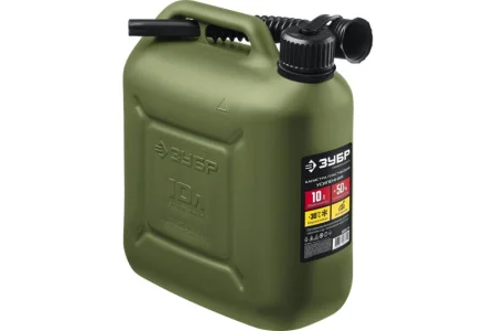 ЗУБР  10 л, пластиковая усиленная канистра, Профессионал (38365-10)