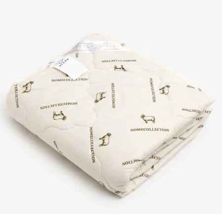 Одеяло «Этель», овечья шерсть, 140×205 см, тик, 300 г/м² 771536 *1