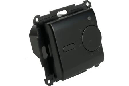 Терморегулятор механический для теплого пола "Катрин" (механизм) 250В 3500Вт черный GLS00-7117-05 St