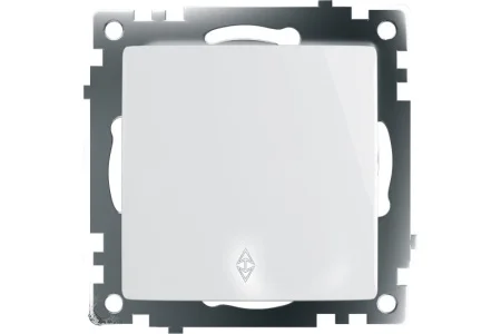 Переключатель 1-кл "Катрин" (механизм) 250В 10А белый GLS10-7105-01 Stekker *1