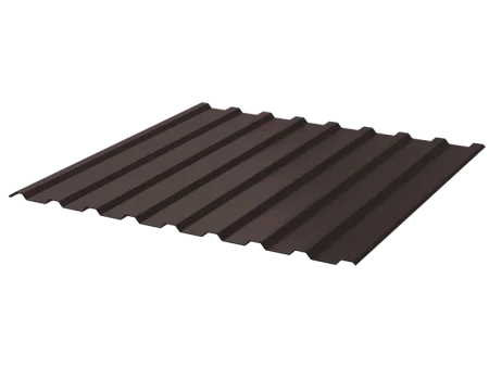 Профлист МП-20 1150х3000х0,45мм RAL8017 коричневый (3,45м²)