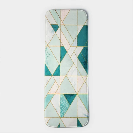 Коврик для дома Доляна Малахит 43х120см зеленый 9772406