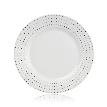 Тарелка десертная Esprado "Puntos" 19,2см костяной фарфор PUN019WE301 *1