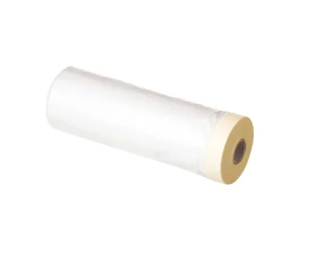 Пленка защитная полиэтиленовая, прозрачная, HDPE, 4х5м, толщина 15мкм, 09-0-003