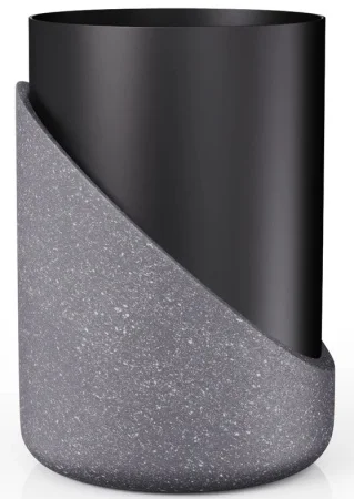 Стакан для зубных щеток Fora Granit dark FOR-GRD044 полирезин