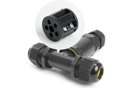 Соединитель-коннектор для проводов трехконтактный водонепроницаемый LD530 STEKKER *1