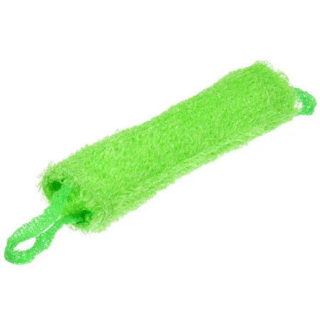 Мочалка из полипропилена «Киви», 40х16 см (60х16 см с ручками), medium, салатовая, для бани и сауны