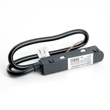 Соединитель-коннектор для низковольтного шинопровода, черный, кабель 0,5м LD3000