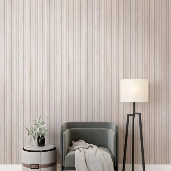 Профиль Финиш МДФ Stella Beats Light Ясень Айвори 2700x77x16мм