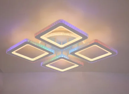 Люстра светодиодная MS 1162/4+1 с пультом ДУ Linvel