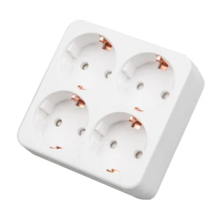 Разветвитель 2-м с/зазем 16А черный выкл. S-GES2-16PB 893791 (Uniel) *1