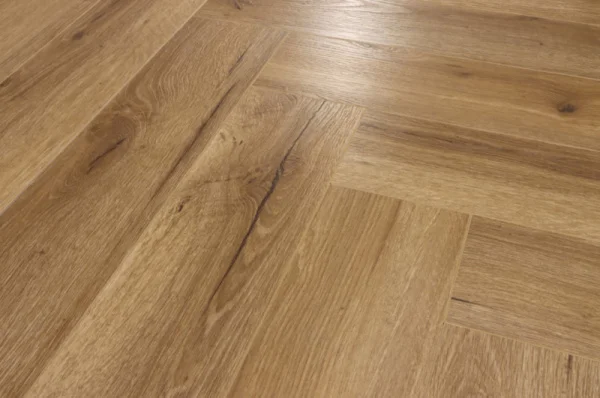 Плитка кварц-винил CronaFloor 4V Herringbone 2.0 Дуб Лион H012 128x640х3,5мм 1уп=1,31м2 (16шт) замок