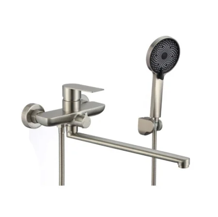 Смеситель для ванны Fmark FS8824 сатин