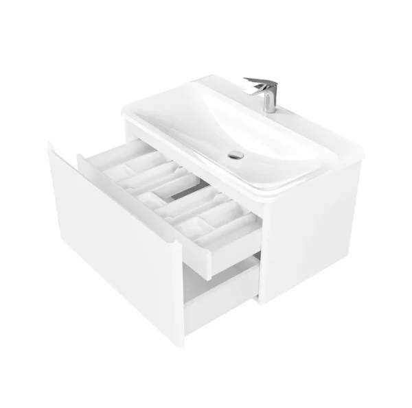 Тумба подвесная Welto 80 белая Wel.01.80/P/W/RL