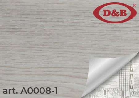 Пленка самоклеящаяся D&B 0,45*8м  дерево кремовое A0008-1 *1/20
