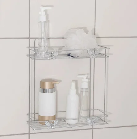 Полка 2х-ярусная Бабочки 28,5х11х31см 2998315