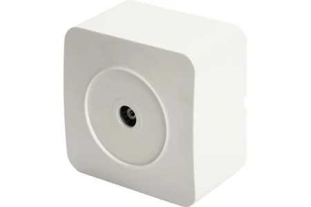 Розетка TV 1-м "София" ОП 75 Ом 5-862МГц белый MST00-10-01 Stekker *1