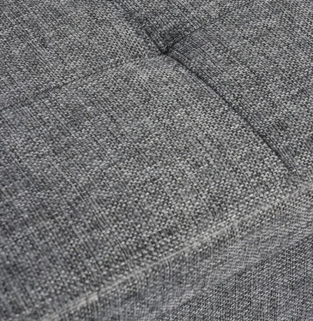 Пуф с ящиком 76х36х38см рогожка 49 серый, нагрузка 150кг 10881144