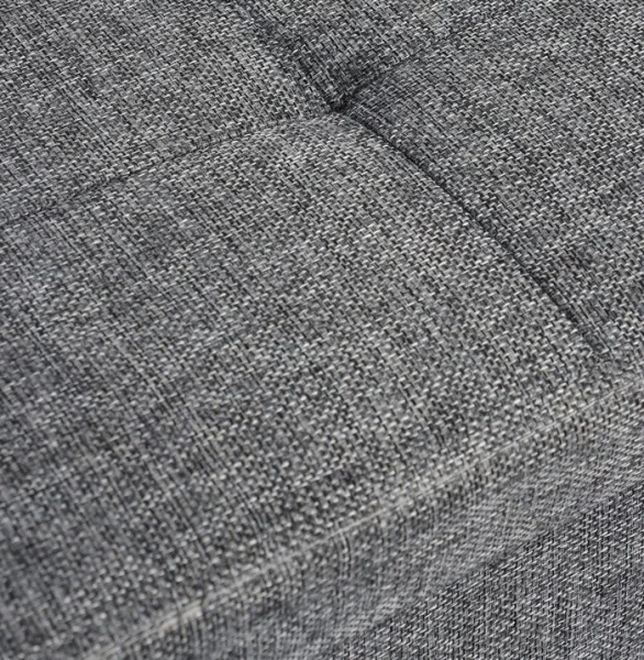 Пуф с ящиком 76х36х38см рогожка 49 серый, нагрузка 150кг 10881144