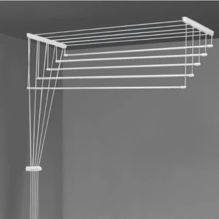 Сушилка д/белья потолочная "Лиана Люкс" 5-рядная шир. 1,8м белая SPP-180 *1