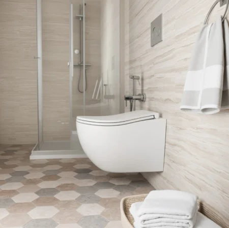 Унитаз подвесной торнадо D&K München DT1566516  сиденье микролифт, белый