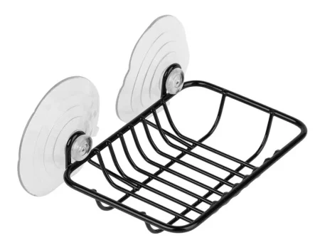 Мыльница на присосках Sakura AЕ-734А 037295 черный