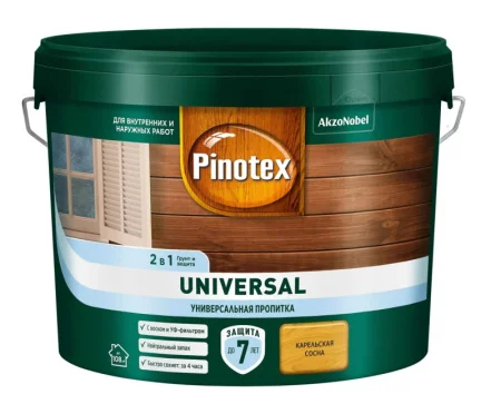 Пинотекс Universal 2 в 1 Карельская сосна 9 л