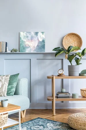 Картина Акварельные перья 40х50см kt45-13146