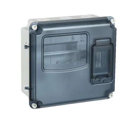 Корпус ЩУРн-П 1/3 Krepta 3 IP66 навесной пластик. бел. MSP1-N-03-66-L (IEK) *1