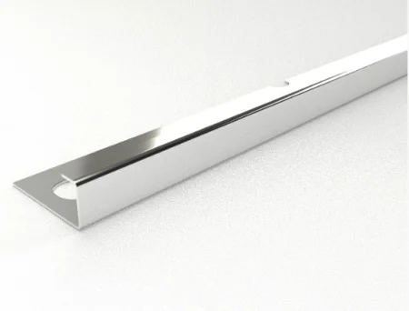 Профиль д/каф полир.нерж.сталь внешний, 10 мм, - К 10НСП.2700.001