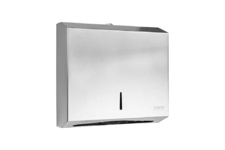 Диспенсер для бумажного полотенца, на две пачки с ключом из нерж. стали 901 (Бримикс) *1